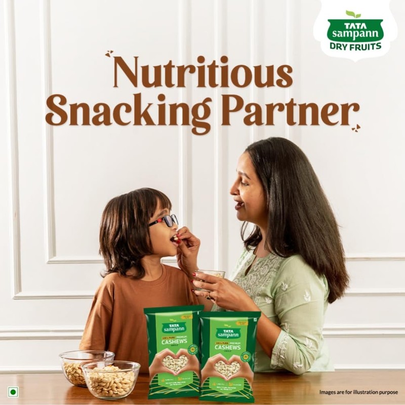 Tata Sampann Cashews Whole 1Kg |Deluxe Kaju Rich in Protein Magnesium Phosphorus gallery