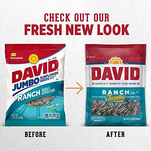 David Seeds Jumbo Sunflower Ranch Flavor, 5.25-Ounce Bag (Pack of 12) gallery