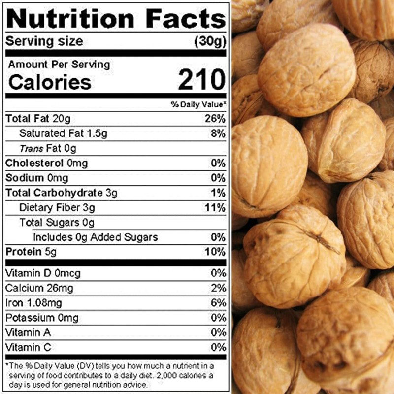 Walnuts "Current new crop" In shell Hartley choice Low-Carb High-Protein Unsh... gallery