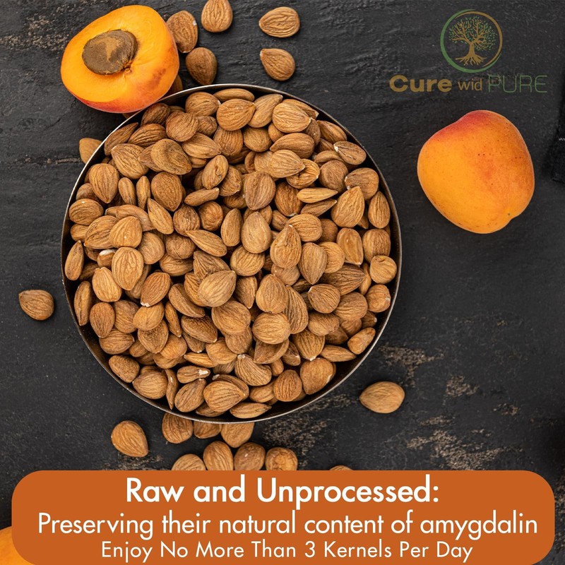 Organic Apricot Seeds 1lb - Raw, Non-GMO, Gluten-Free, Rich in Vitamin B17 gallery