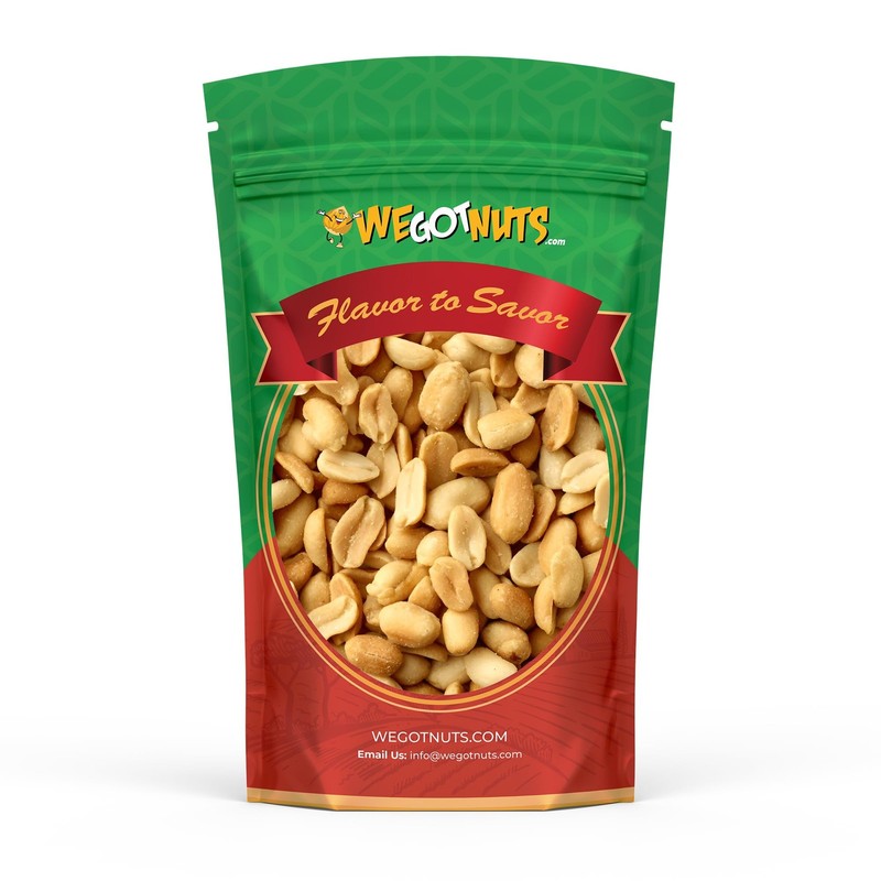 Peanuts Dry Roasted Unsalted, Blanched, 5 Pound Bulk Bag – We Got Nuts,