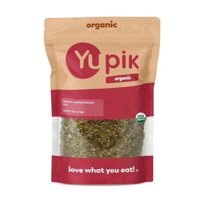 Organic Raw Pumpkin Seeds, No Shell, 2.2 Lb (35.2 Oz), Gluten-Free, Non-Gmo, Kos gallery