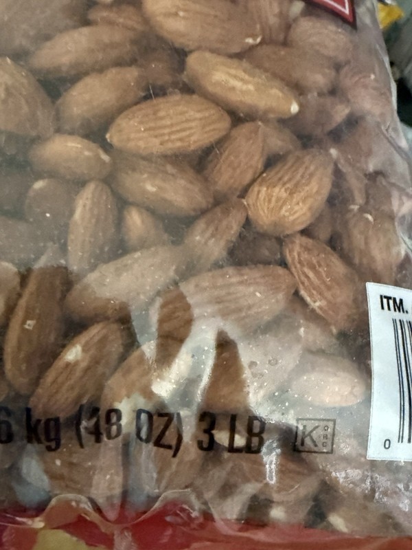 NEW! Kirkland Signature Supreme Whole Almonds, 3 lbs, EXP 12/2026 gallery
