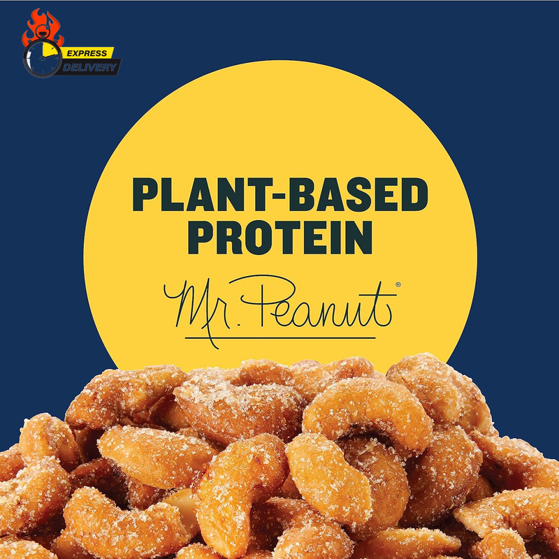 Deluxe Honey Roasted Whole Cashews, Party Snack, Plant-Based Protein, after Scho gallery
