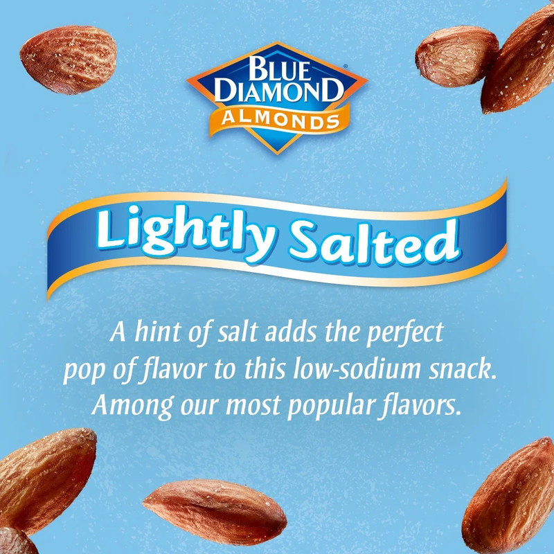 , Lightly Salted Low Sodium Snack Nuts for Gluten Free Snacking, 14 Oz. gallery