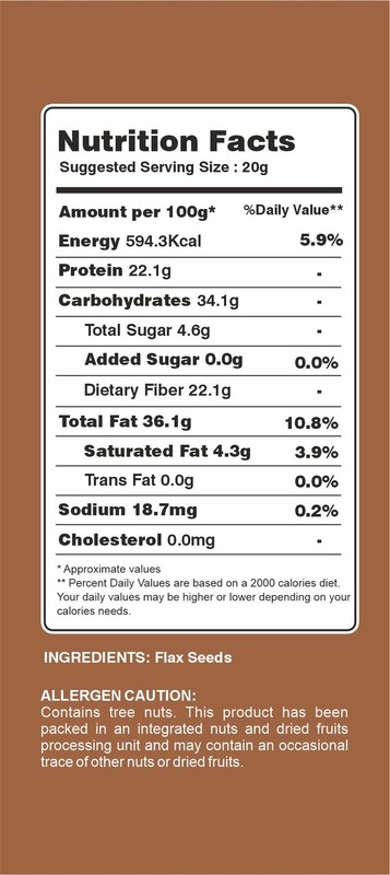 SFT Flax Seeds 500g | Raw Alsi Seeds, Fiber-Rich & Hair Growth Superfood gallery