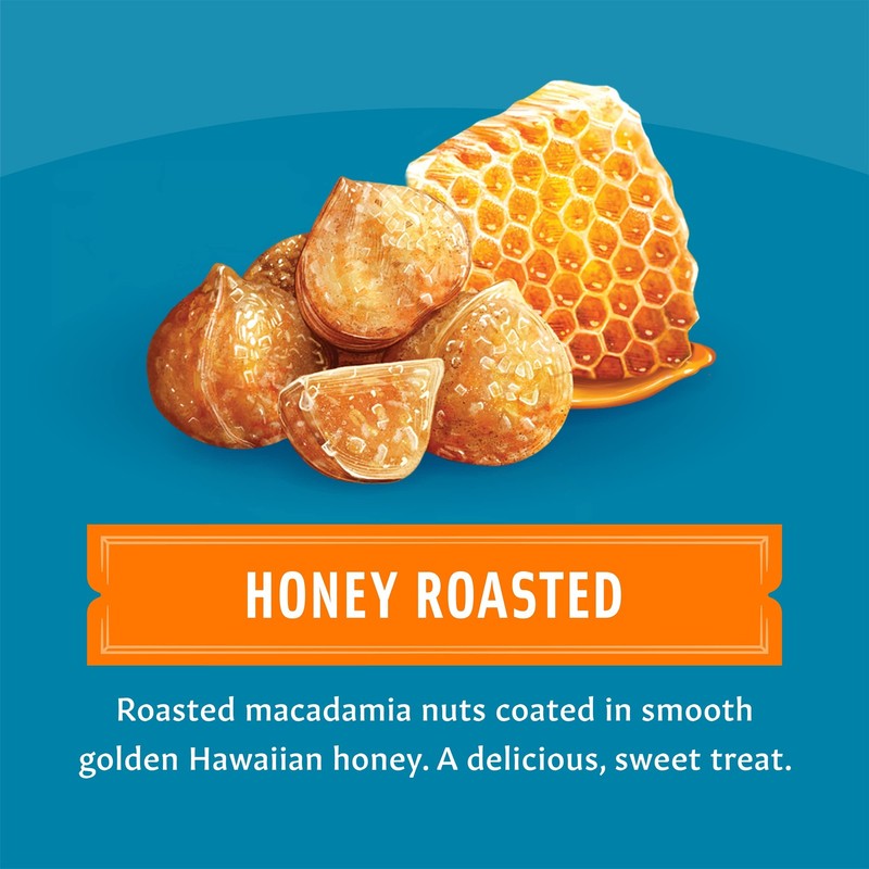 Roasted Macadamia Nuts, Honey Roasted Salted Flavor, .5 Oz Pouches (Pack of 24) gallery