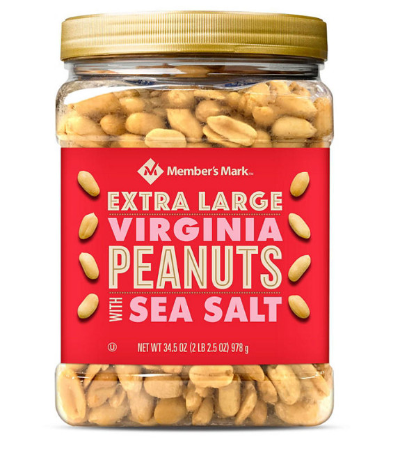 Member's Mark Extra Large Virginia Peanuts 34.5 oz. 2 PACK gallery