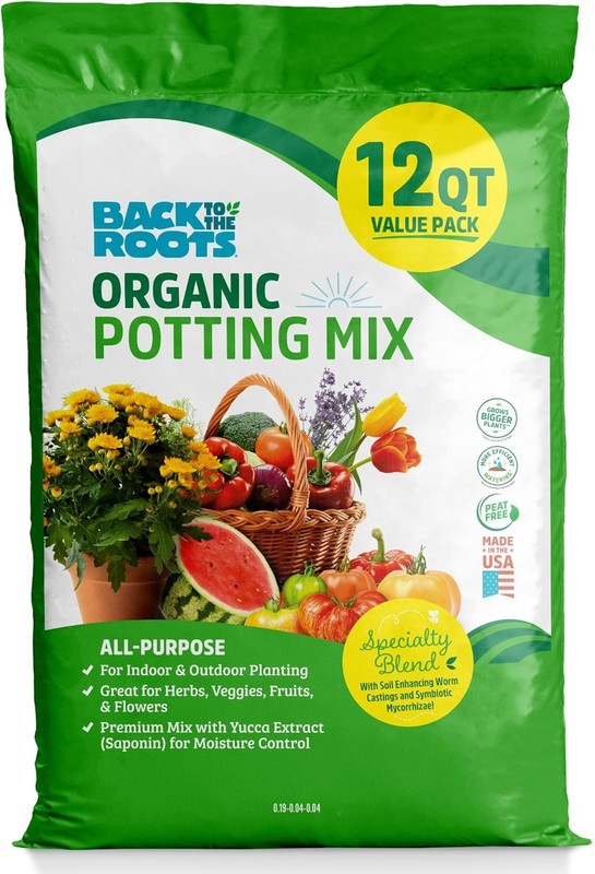 100% Organic Potting Mix Value 12 Quart Premium Blend Made in the USA gallery