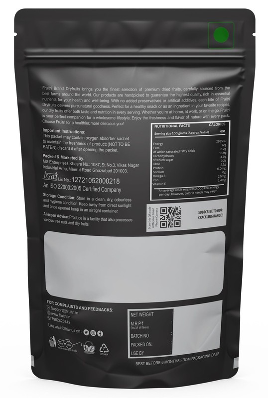 Fruitri American Pecan Nuts 100g | Fresh Keto Friendly Natural Dry Fruits Snack gallery