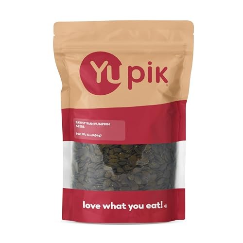 Yupik Raw Styrian Pumpkin Seeds 16 oz 1 lb Unsalted Shell-free Rich Protein Iron
