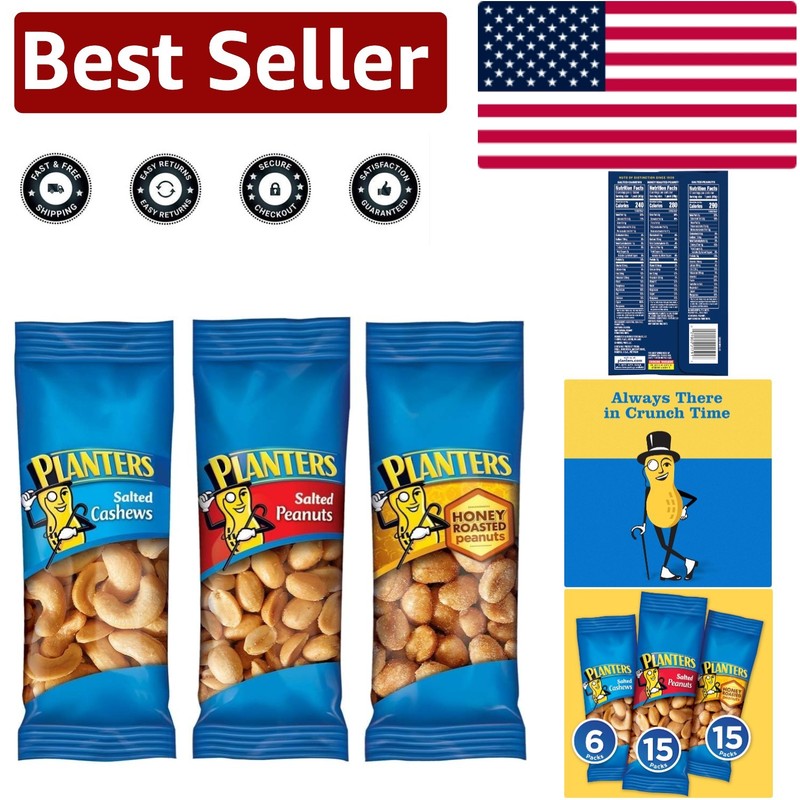 On-the-Go Nut Snack Variety: 36 Individually Packed Kosher Delights for Everyone