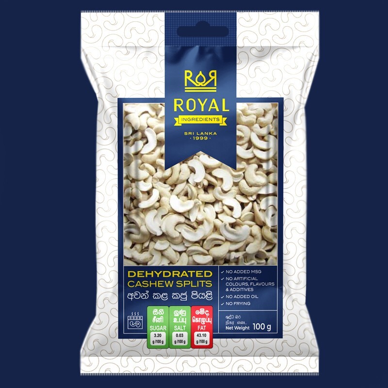 CASHEW Splits Dehydrated Premium Quality 100g Organic Snack Ceylon Grade A New