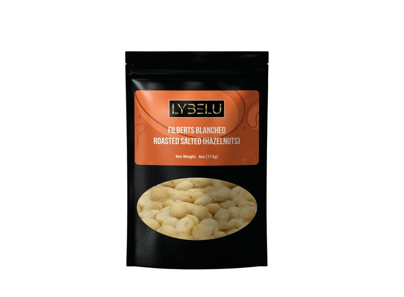 Filberts Blanched Roasted, Salted (Hazelnuts) – 4oz