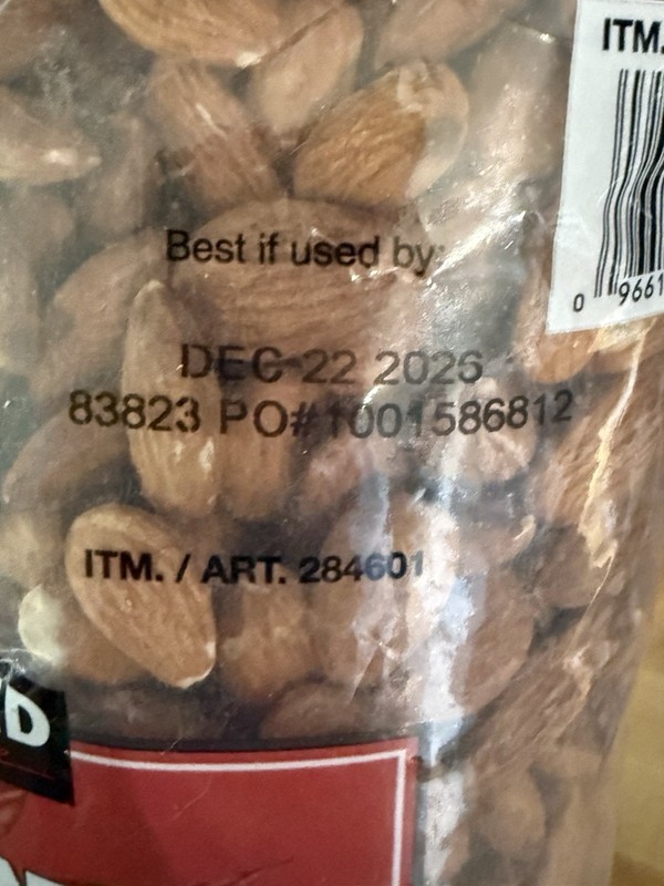NEW! Kirkland Signature Supreme Whole Almonds, 3 lbs, EXP 12/2026 gallery