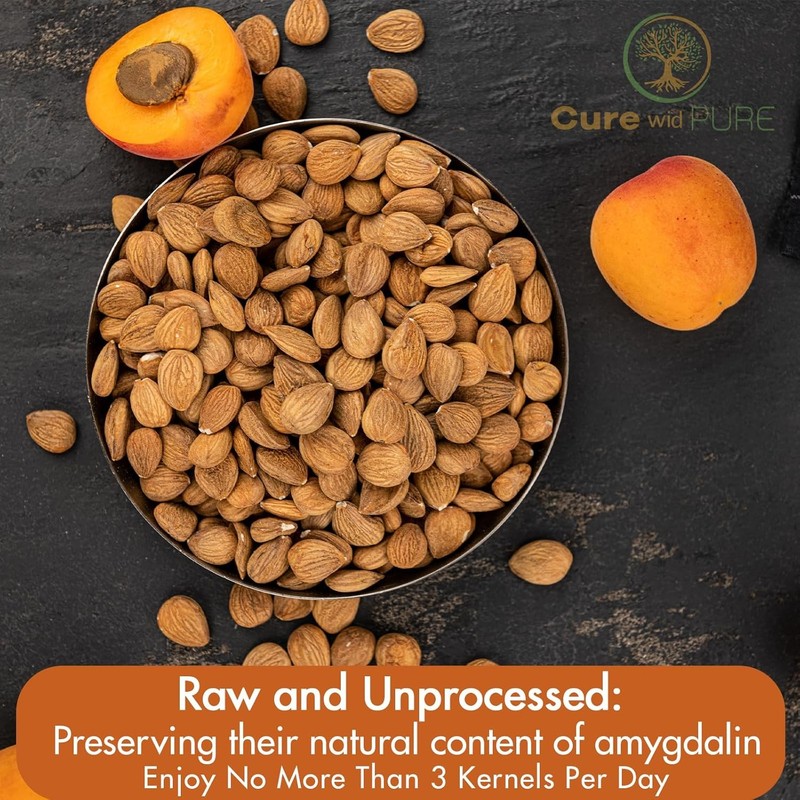 Certified Organic Apricot Seeds 1Lb -Freshly Packed,Gluten Free,Raw,Non-Gmo Orga gallery