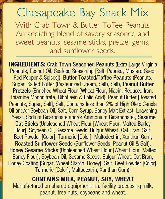 Chesapeake Bay Snack Mix with Virginia Peanuts, 9 Oz Tin gallery