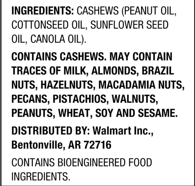 Great Value Deluxe Whole Cashews, Unsalted, 16 oz gallery