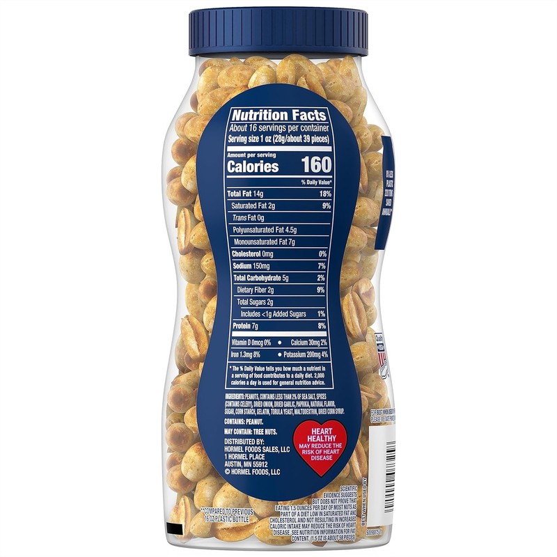Indulge in Salted Dry Roasted Peanuts - 32oz Pack of 2 for Healthy Snacking gallery