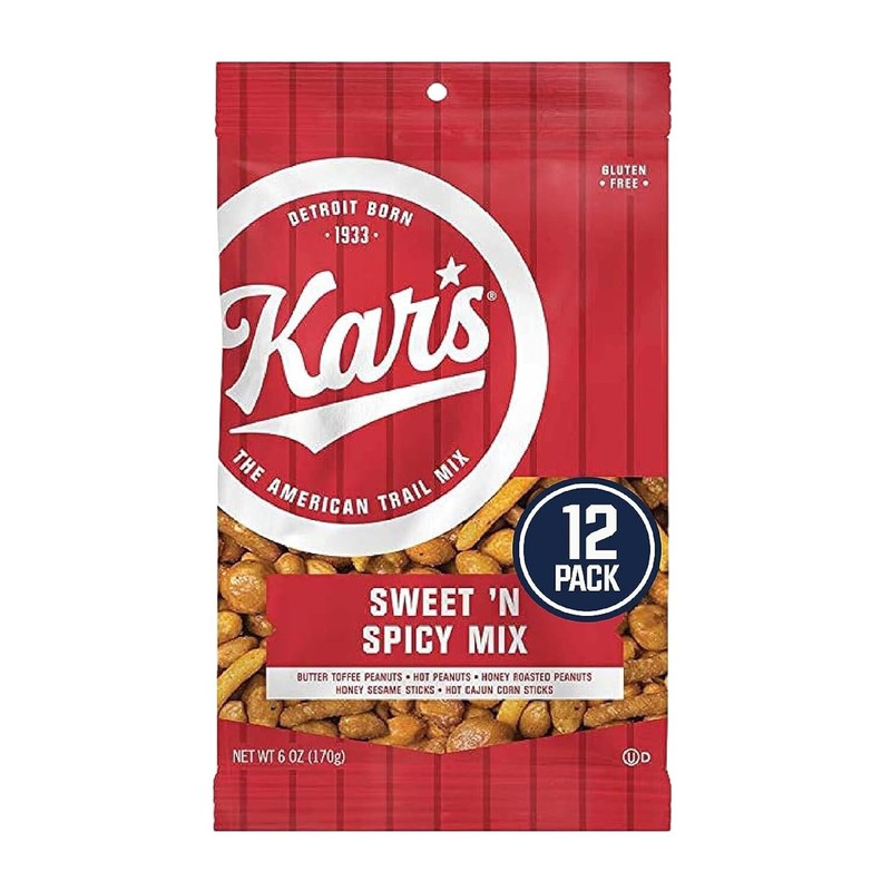 Kar's Nuts Sweet ‘N Spicy Snack Mix - 72oz Bulk Pack of 12 Gluten-Free Treats gallery