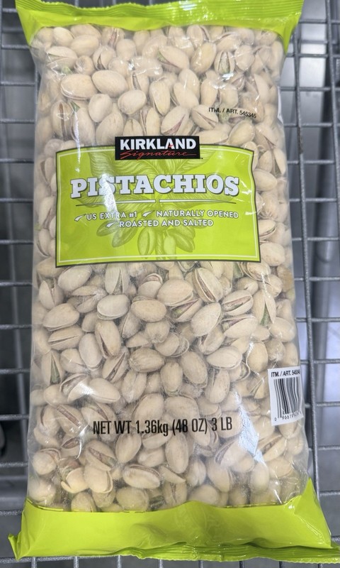 Kirkland Signature In-Shell Pistachios – 3lbs.
