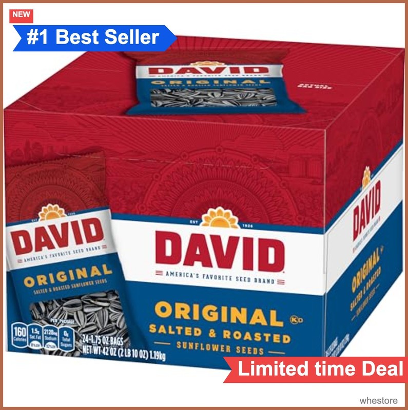 Sunflower Seeds Original Flavor 1.75 oz 24 Pack Salted Roasted Gluten Free Snack gallery