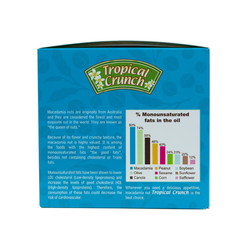 Tropical Crunch Dry Roasted Macadamia Nuts Snack Packs – 12 x 1oz Individual Bag gallery