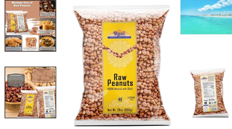 Rani 28oz Kosher Peanuts - Fresh, Uncooked, No Preservatives & Friendly gallery