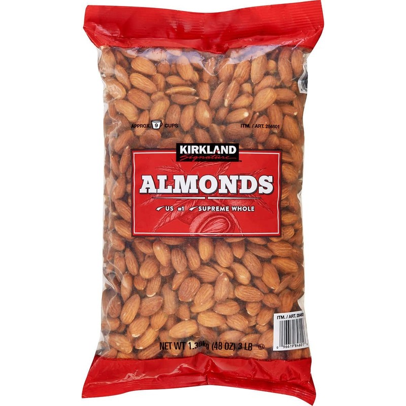 Kirkland Signature Supreme Whole Almonds, 3 Pounds gallery