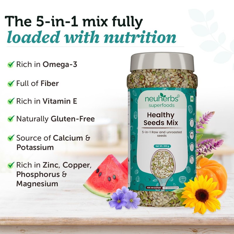 Neuherbs Healthy Seeds Mix 200g gallery