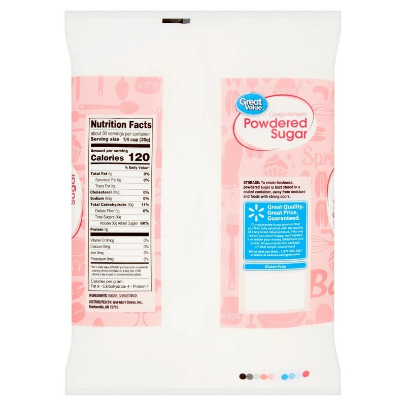 (3 pack) Great Value Confectioners Powdered Sugar, 32 oz gallery