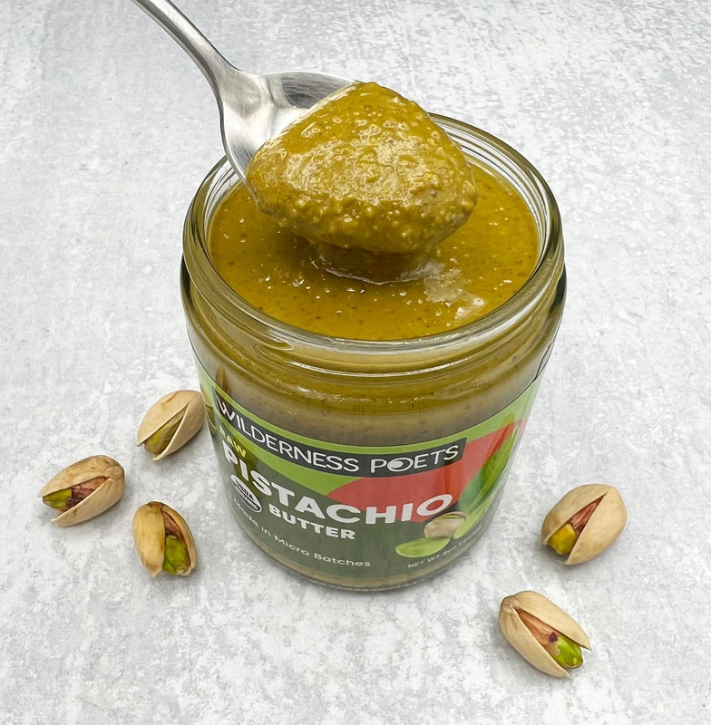 , Pistachio Butter - Organic, Raw, 100% Pistachio - Glass Jar (8 Ounce) - Perfec gallery
