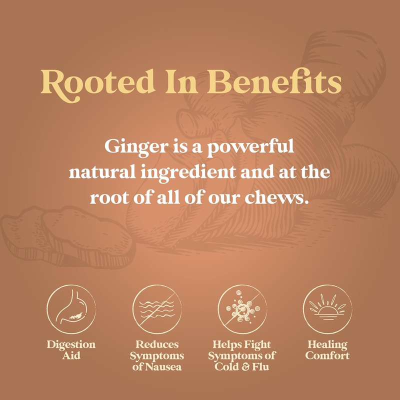 New Ginger Chews 1Lb Bag Candy Soft Chewy Fast Shipping gallery