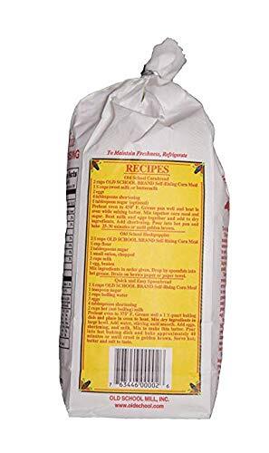 Authentic Stone Ground, Self-Rising, White Cornmeal (2 Pound Bags) - Made gallery