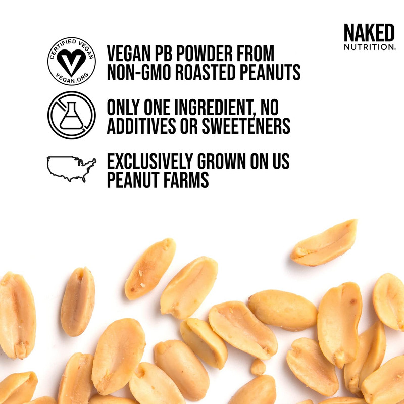 2 LB Powdered Peanut Butter from US Farms – Bulk, Only 1 Ingredient - Roasted Pe gallery