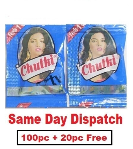 Chutki Mouth Freshner 100pc+20pc Free 2.5gm Mint Flavour Free Shipping