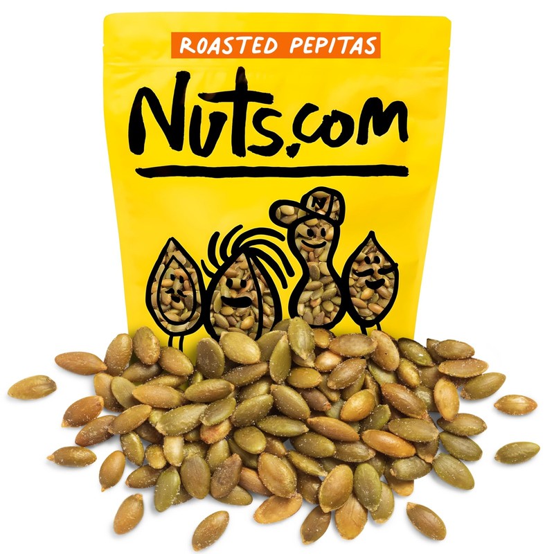Nuts.com – Roasted Pepitas – 2 Lb Bag, Salted No Shell Pumpkin Seeds, Healthy…