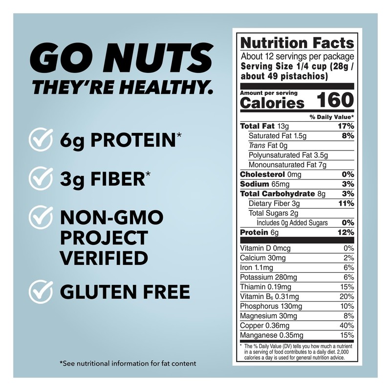 No Shells, Lightly Salted Nuts, 12 Ounce Resealable Bag, Protein Snacks, Glut... gallery