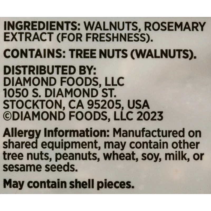 Diamond Of California Shelled Walnuts, 5g Protein, 32 oz Bag gallery