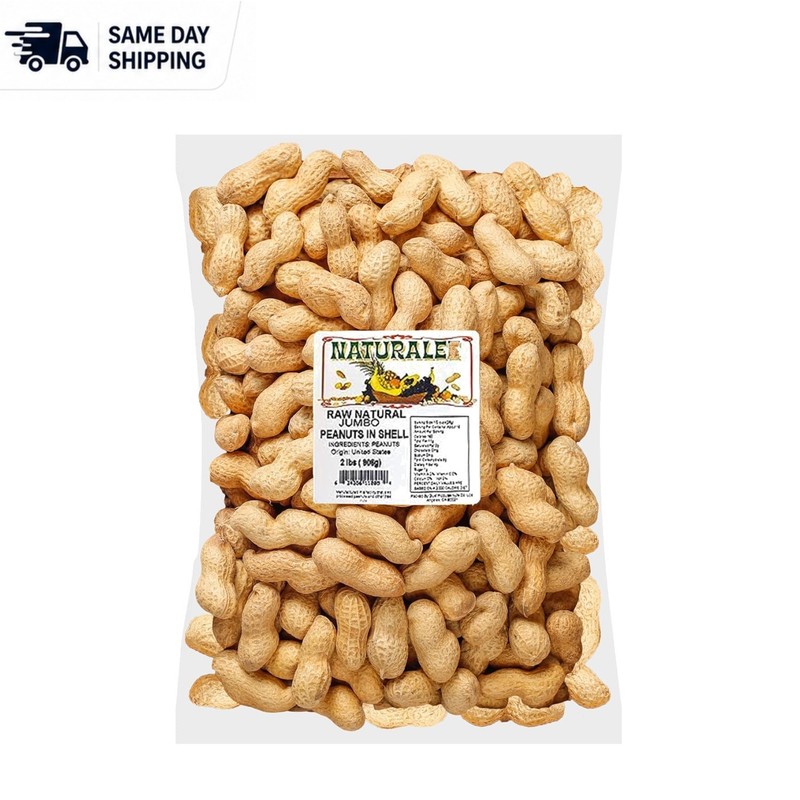 Raw Unsalted Peanuts 2 lbs - Healthy Snack & Wildlife Feed - USA Product