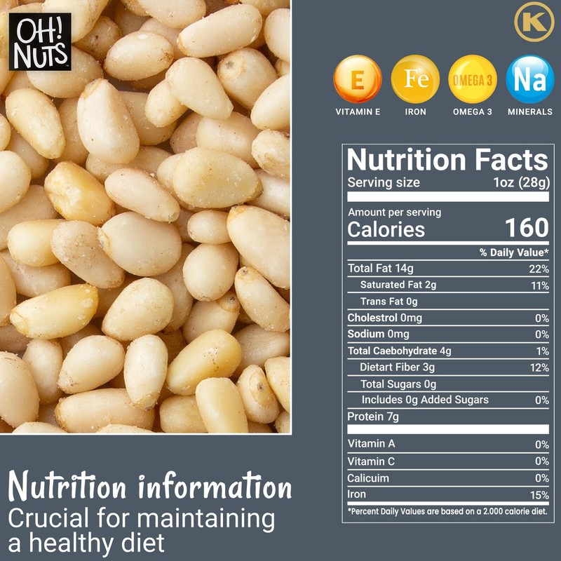 Raw Pine Nuts 1 Lb Shelled Premium Quality Perfect For Cooking And Baking gallery