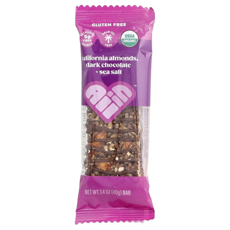 Nut & Seed Bars, California Almonds, Dark Chocolate + Sea Salt, 6 Bars, 1.4 oz gallery