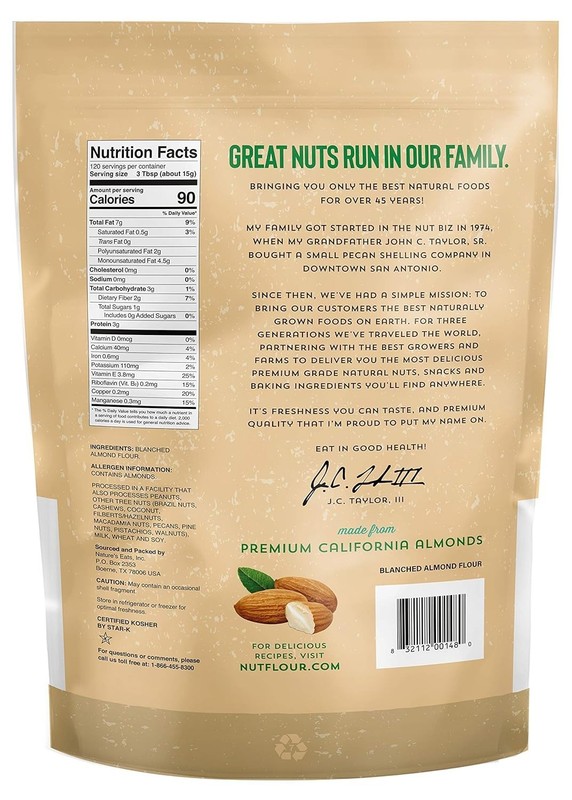 Nature's Eats Blanched Almond Flour, 64 Ounce gallery