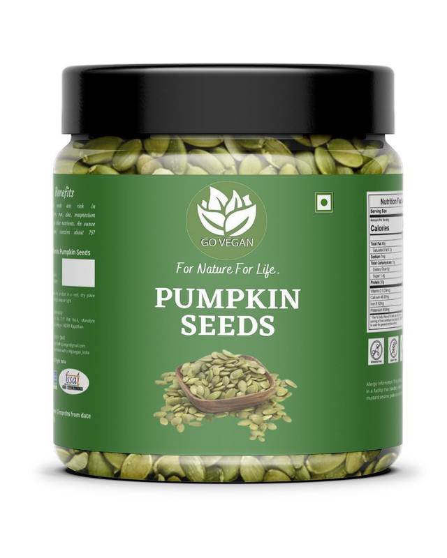 Go Vegan Pumpkin Seeds 1kg Raw Superfood Protein Rich Healthy Snack Pack