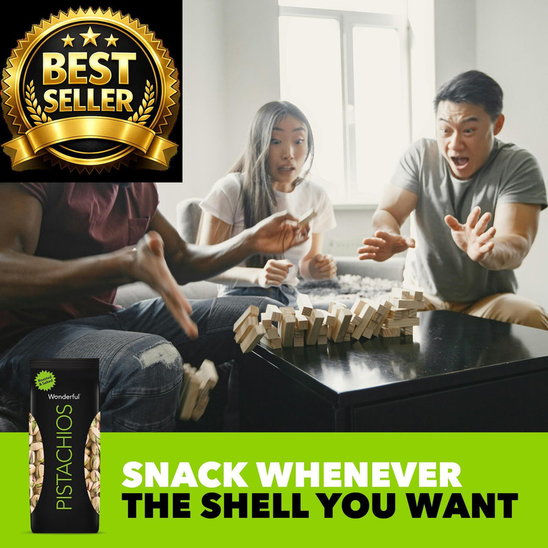 Wonderful Pistachios In Shell, Roasted & Salted Nuts, 48 Ounce 48 gallery
