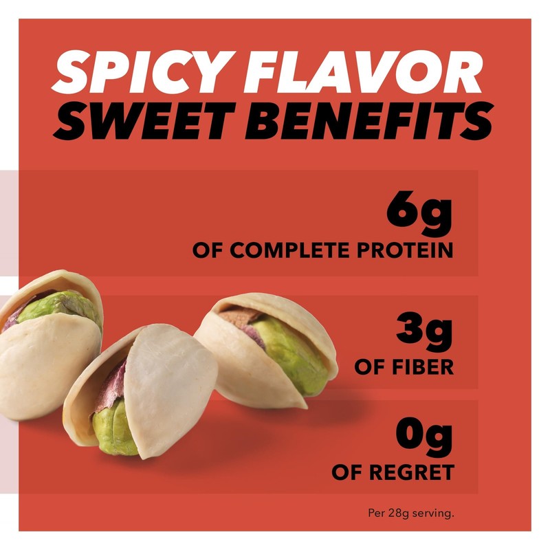 Sweet Chili Pistachios In Shell 14 oz Protein Snack Gluten Free Nuts gallery