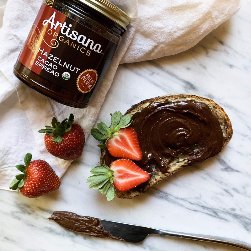 9.5 Oz Organic Hazelnut Cacao Spread No Palm Oil Sweetened with Coconut Sugar gallery