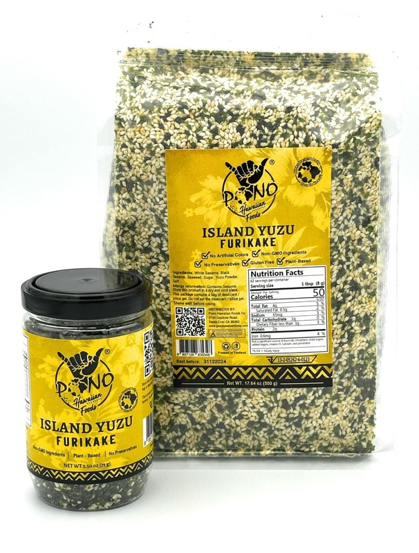 Pono Hawaiian ISLAND YUZU Furikake Rice Seasoning Premium Ingredients-Gluten-Fre gallery