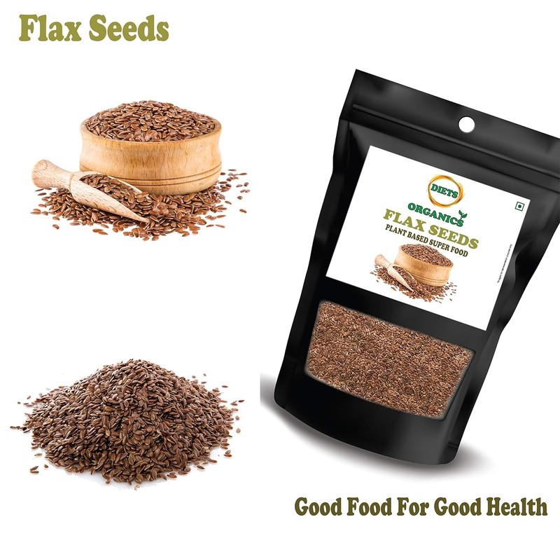 Diets Organics Flax Seeds 750gm gallery