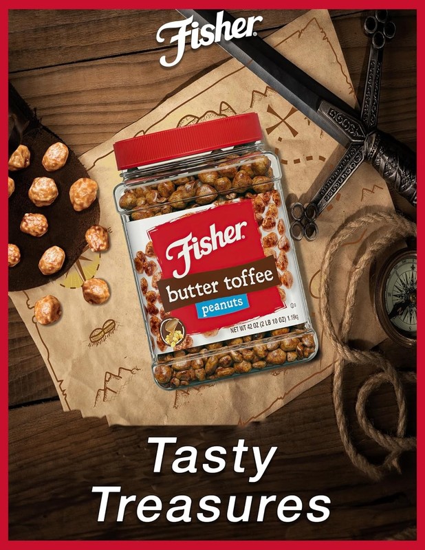 Delicious Butter Toffee Peanuts - 6 x 42 Ounce Family Packs, Kosher Certified gallery